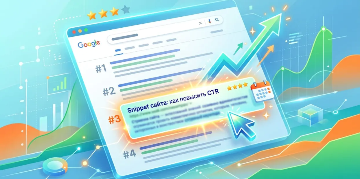 Сниппет сайта: как повысить CTR в поиске без роста позиций